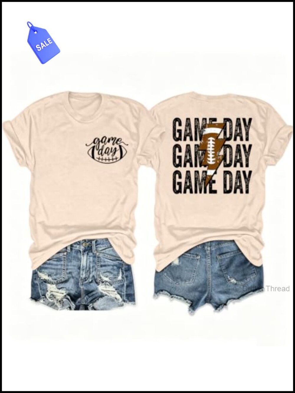 Game Day Football Graphic Tee Women Tis the Season Short Sleeve Casual Top